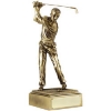 Brass Golf Statue